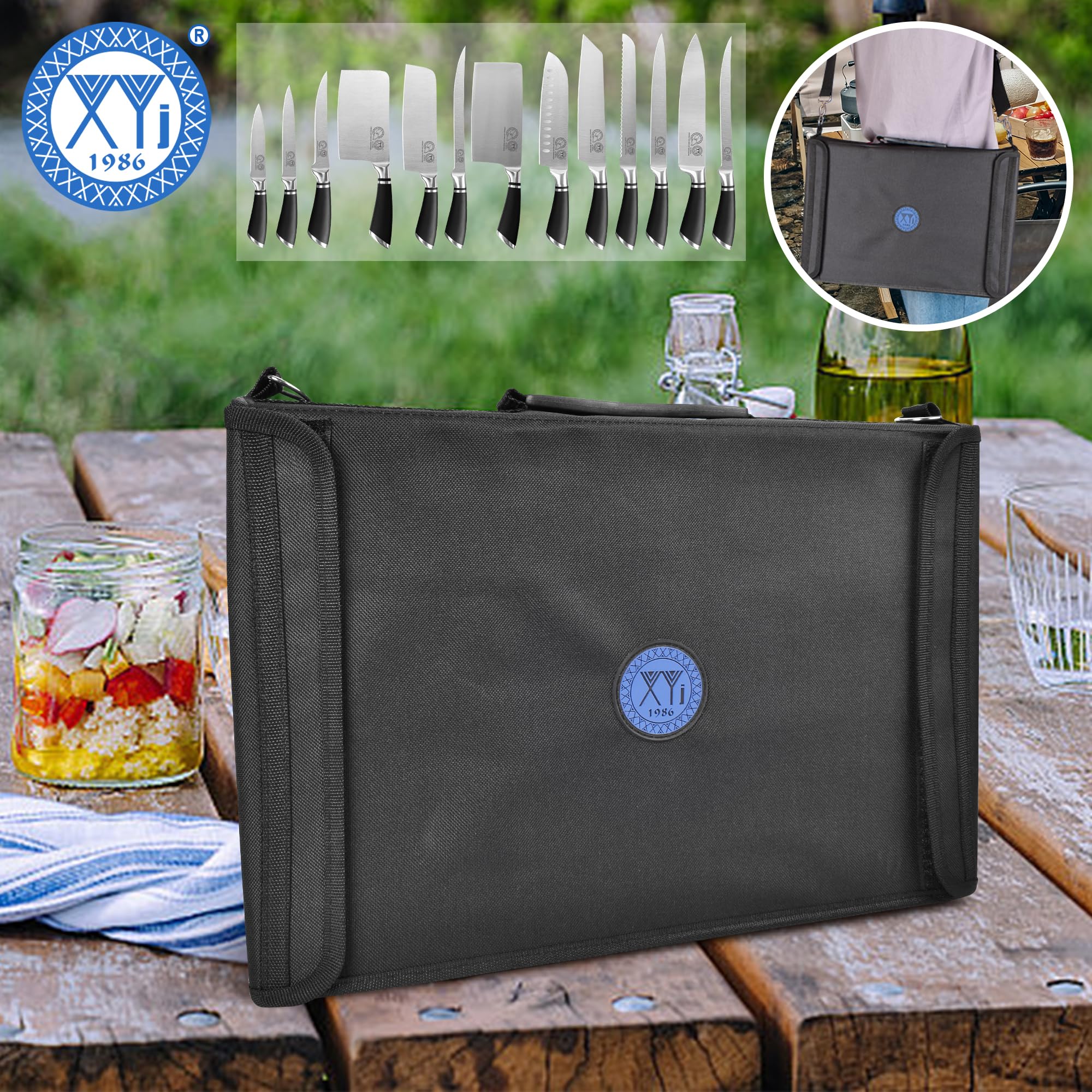Cuchillo para rebanar XYJ de 8 pulgadas para carnes y pescados