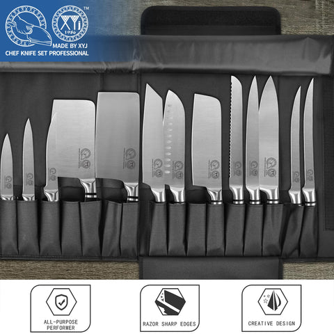 Cuchillo santoku XYJ de 7 pulgadas para cortar y picar con precisión