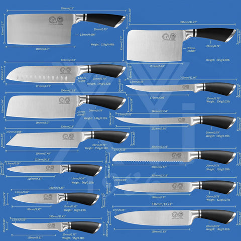 Cuchillo utilitario XYJ de 5 pulgadas para cortes rápidos