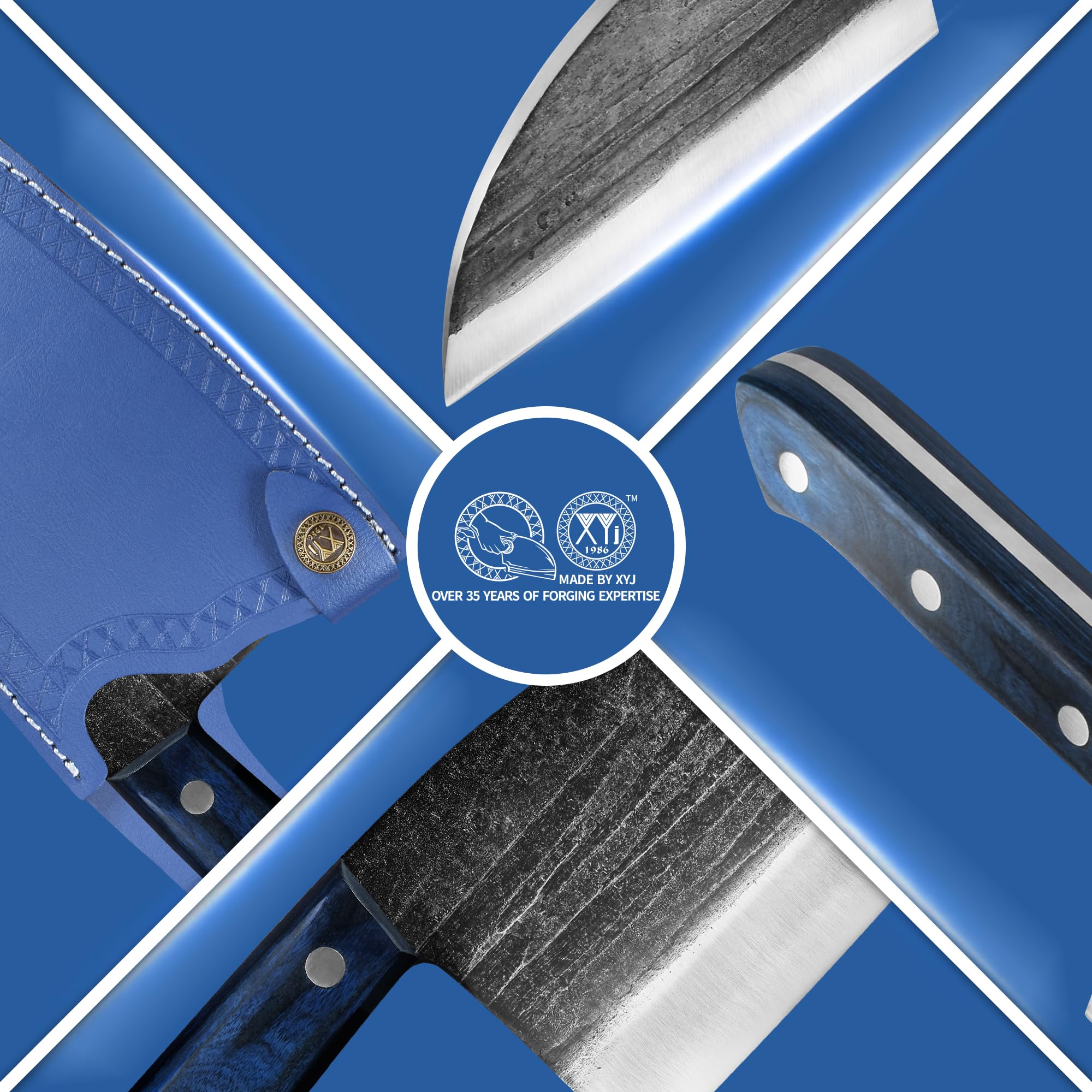 Diseño ergonómico XYJ con talón completo para agarre estable.