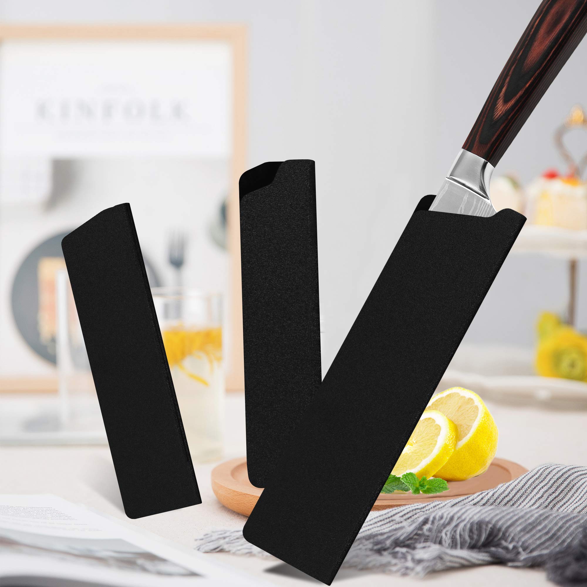 Protección para cuchillos XYJ ABS de 8 pulgadas, ideal para almacenamiento seguro.