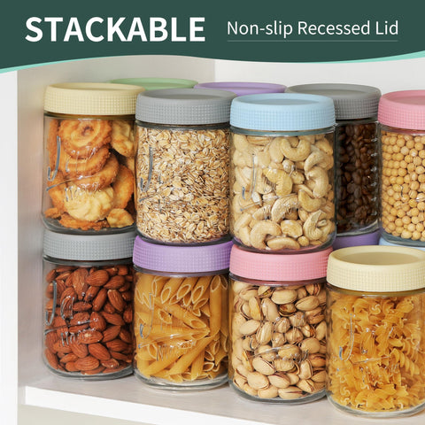 Jarras Xyptorix aptas para lavavajillas, libres de BPA y plomo.
