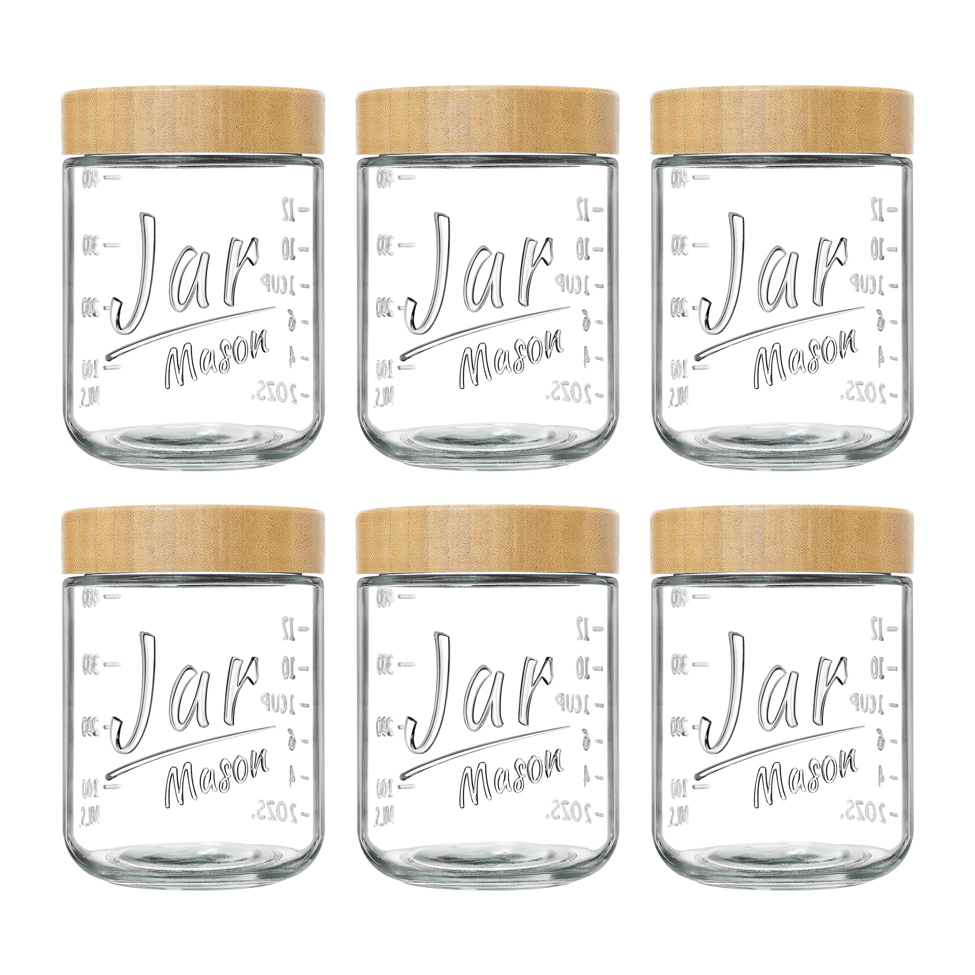Tarros de vidrio Xyptorix para avena nocturna, listos para llevar al trabajo.