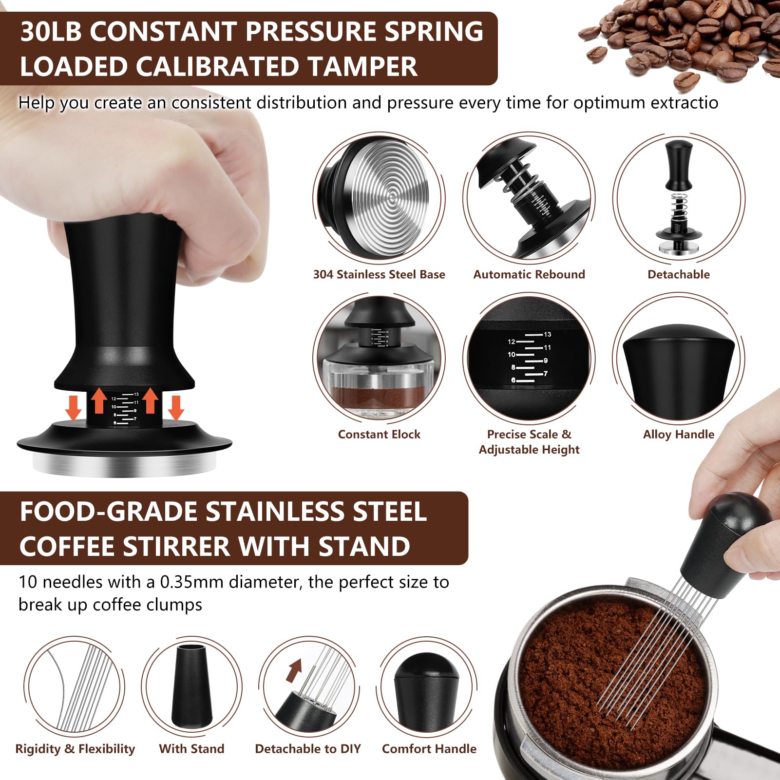 Y-Step jarra leche 350 ml para espumar con precisión