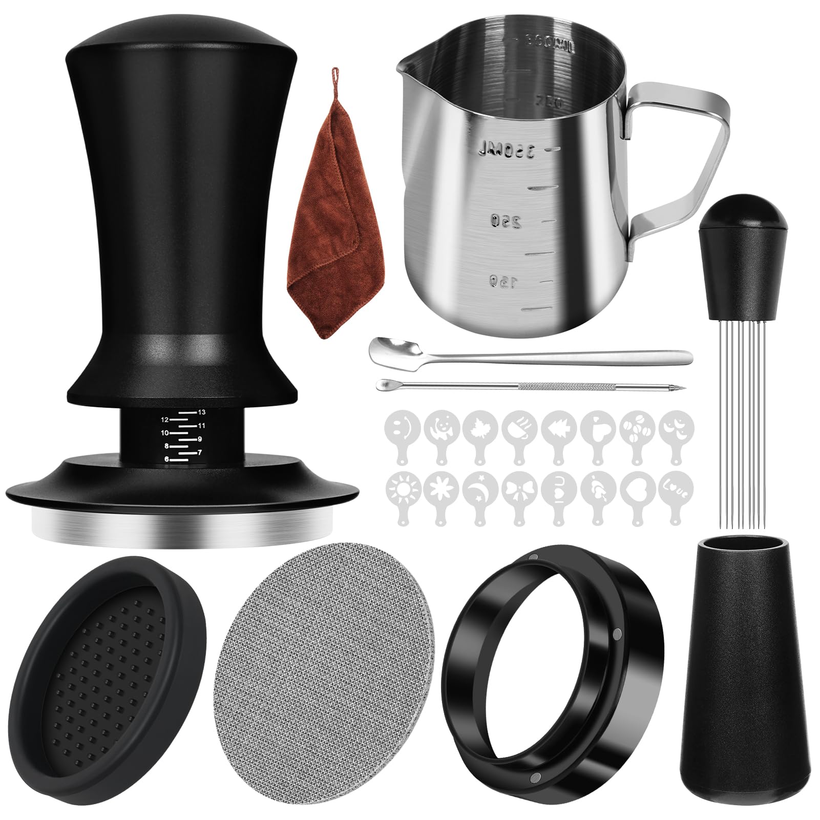 Y-Step tamper 51mm calibrado para presión estable y extracción uniforme