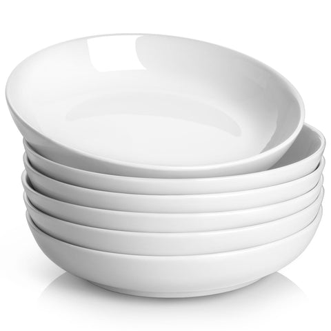 Tazones para pasta Y YHY, diseño ancho, porciones generosas aptos para microondas.