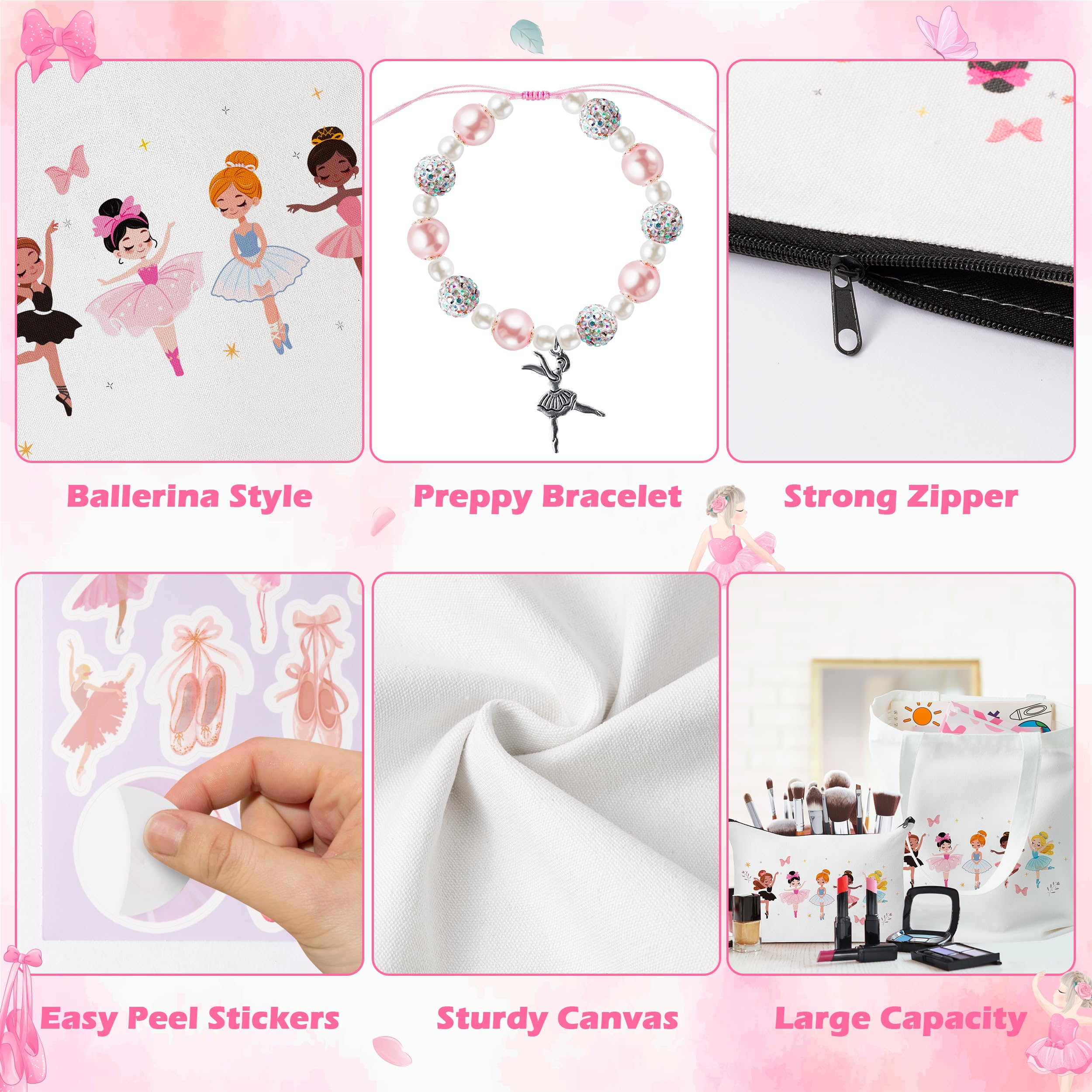 Y1tvei pegatinas de niña bailarina, diseños divertidos para cuadernos y agendas.