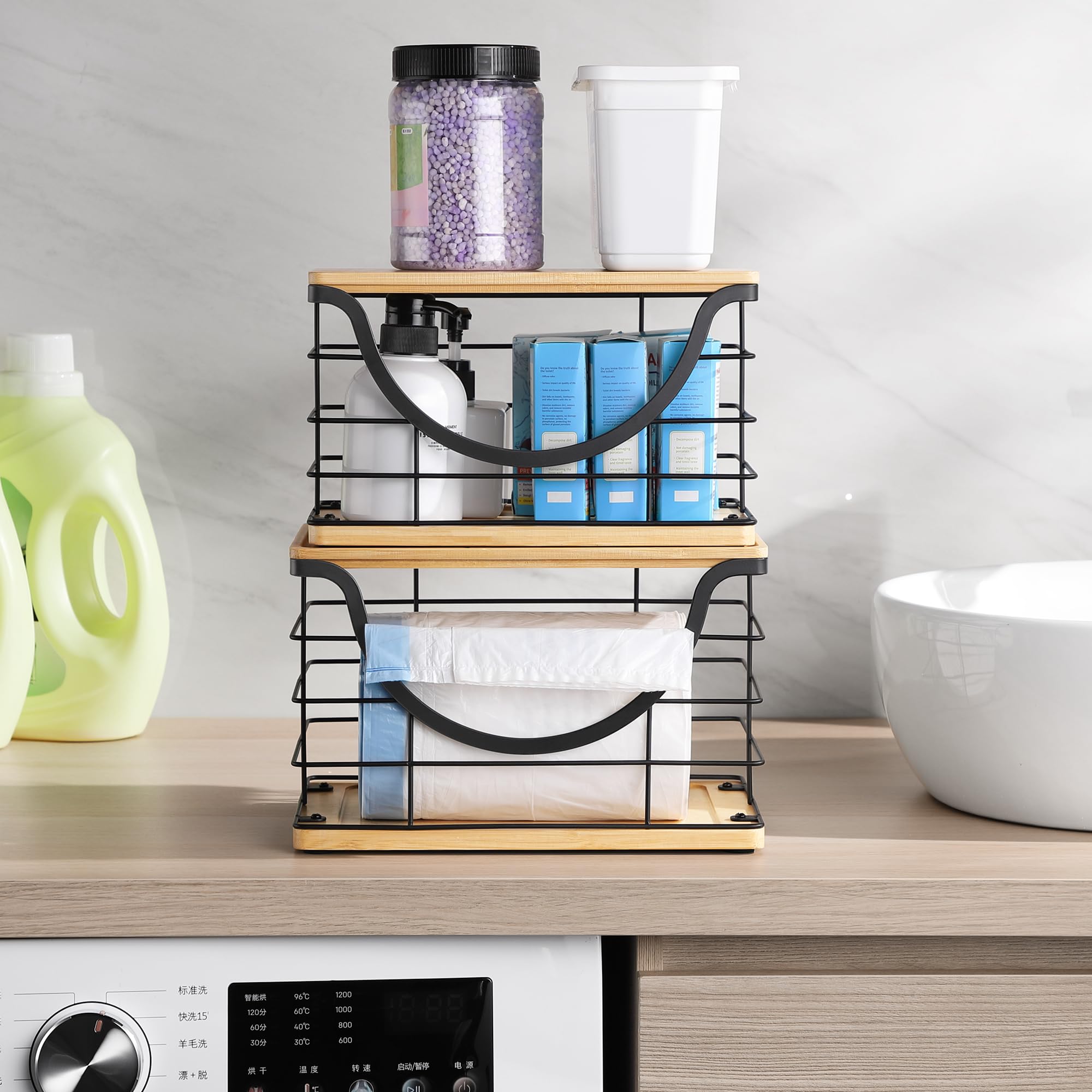 Uso multifuncional en cocina, lavandería y baño.