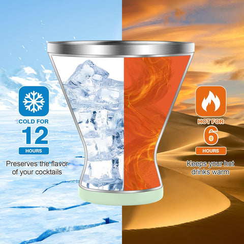 Paja de silicona recortable del Yagady Martini Tumbler para beber cómodo
