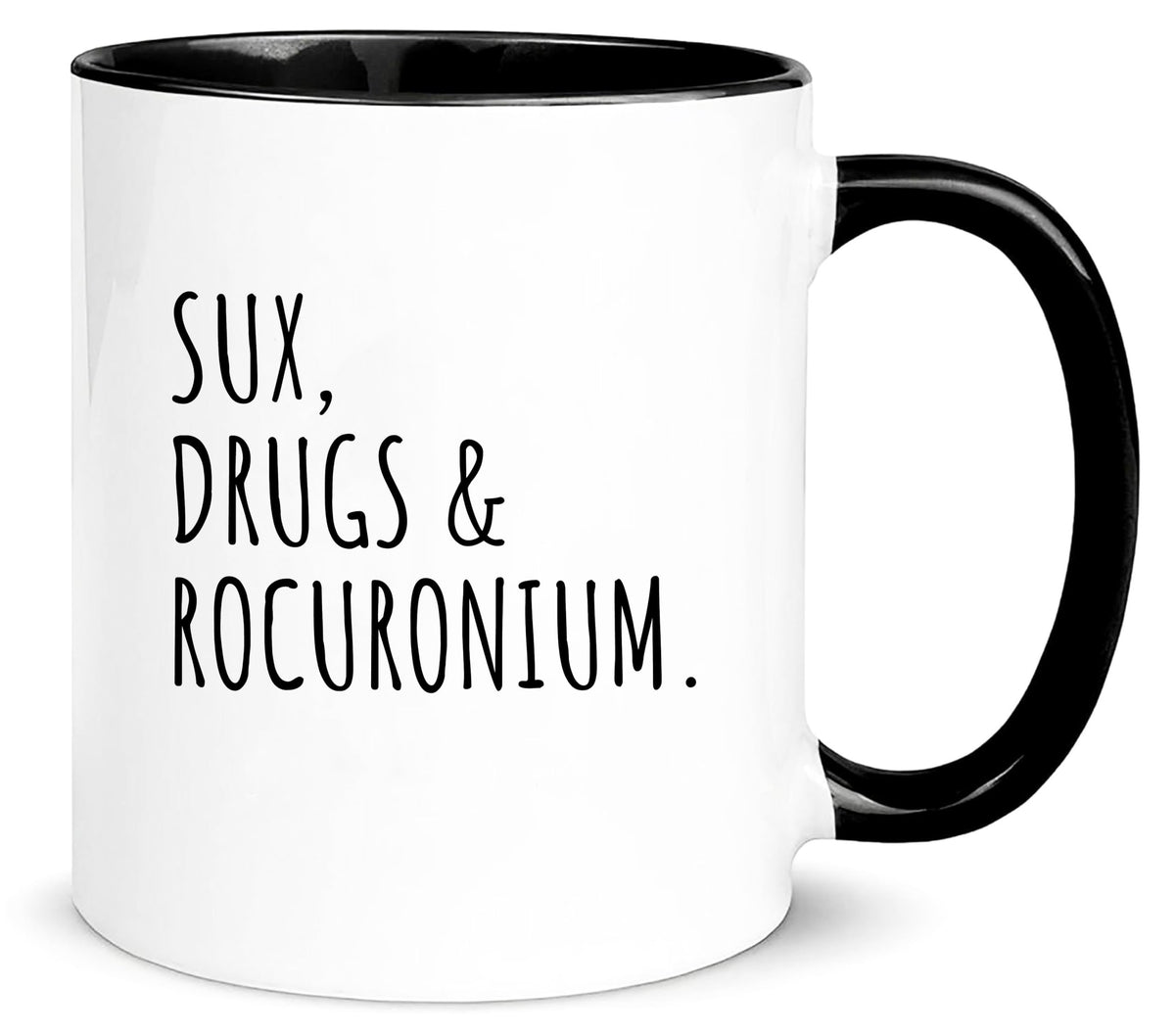 Taza Yalocib con impresión doble médica, ideal para turnos largos.
