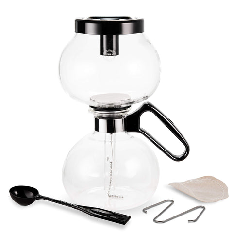 Apto para lavavajillas, limpieza rápida de la cafetera sifón Yama Glass