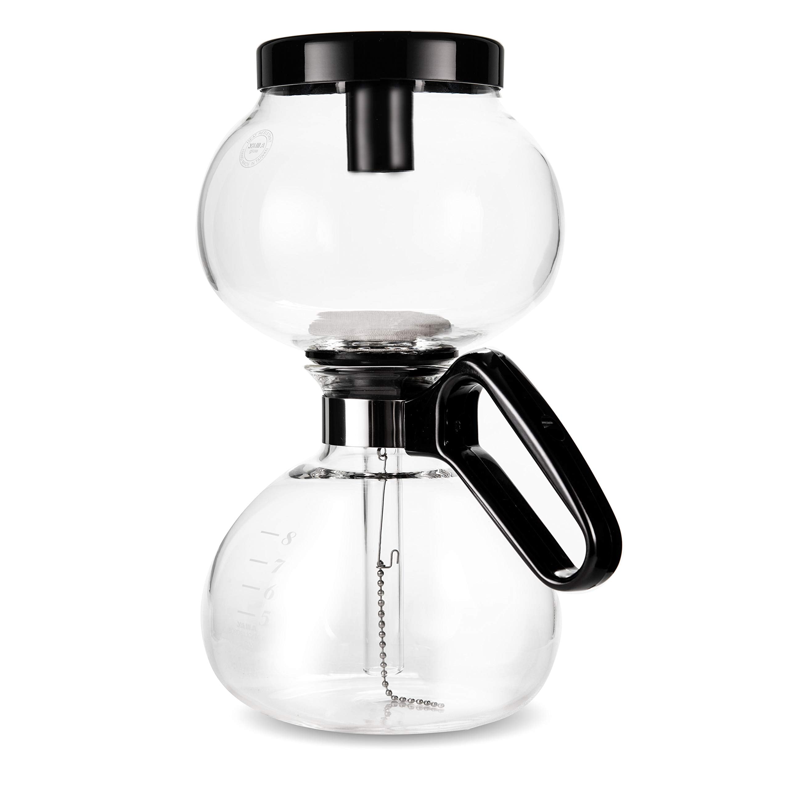 Vidrio borosilicato de Yama Glass, claro y resistente para observar la infusión