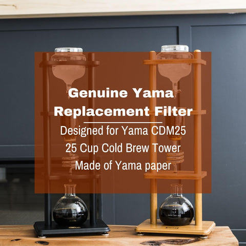 Vidrio soplado a mano de Yama Glass, resistente al calor para infusiones frías.