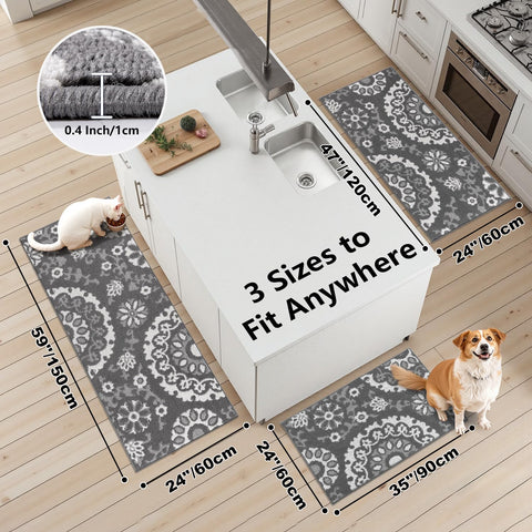 Alfombra Yamaziot cocina 24x47 para área de trabajo cómoda.