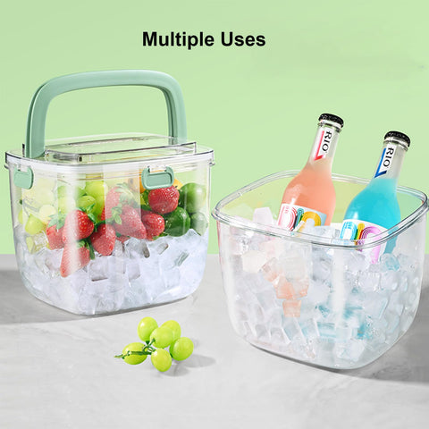 Yamteck cubeta de hielo para refrigerador con seguridad y sellado