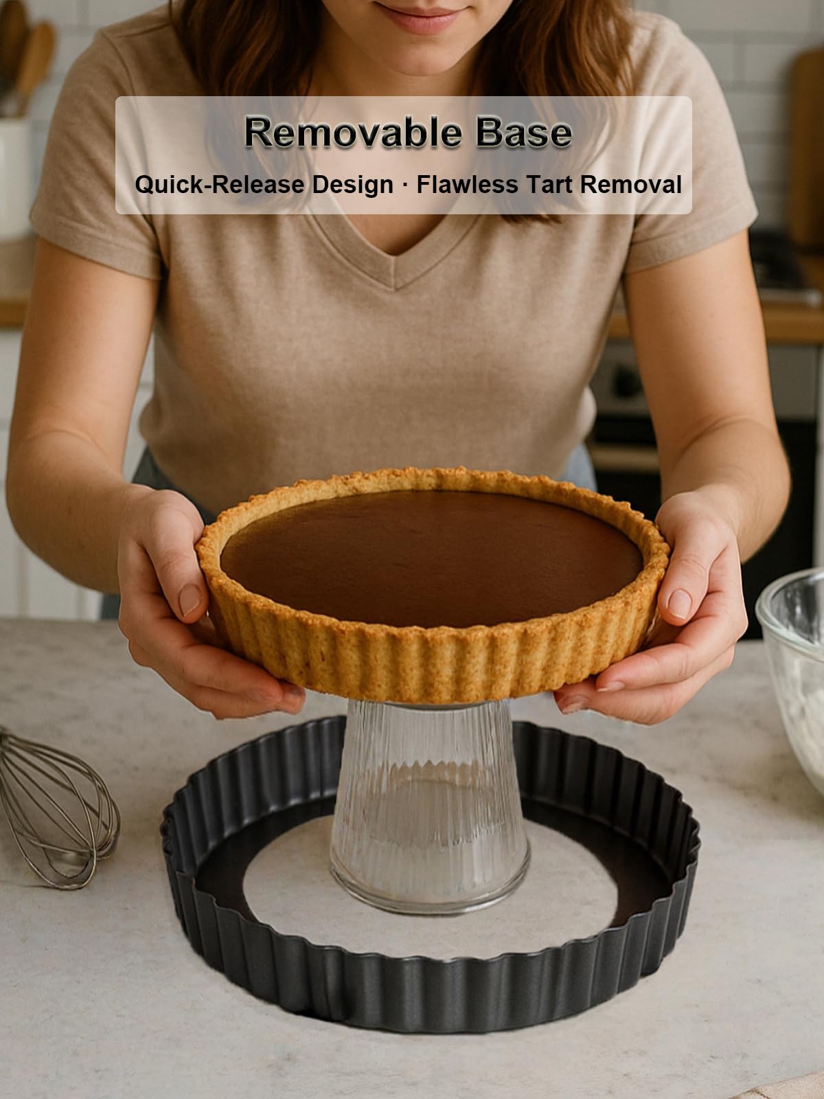 Yamteck juego tarta y servidor, perfecto para repostería en casa.