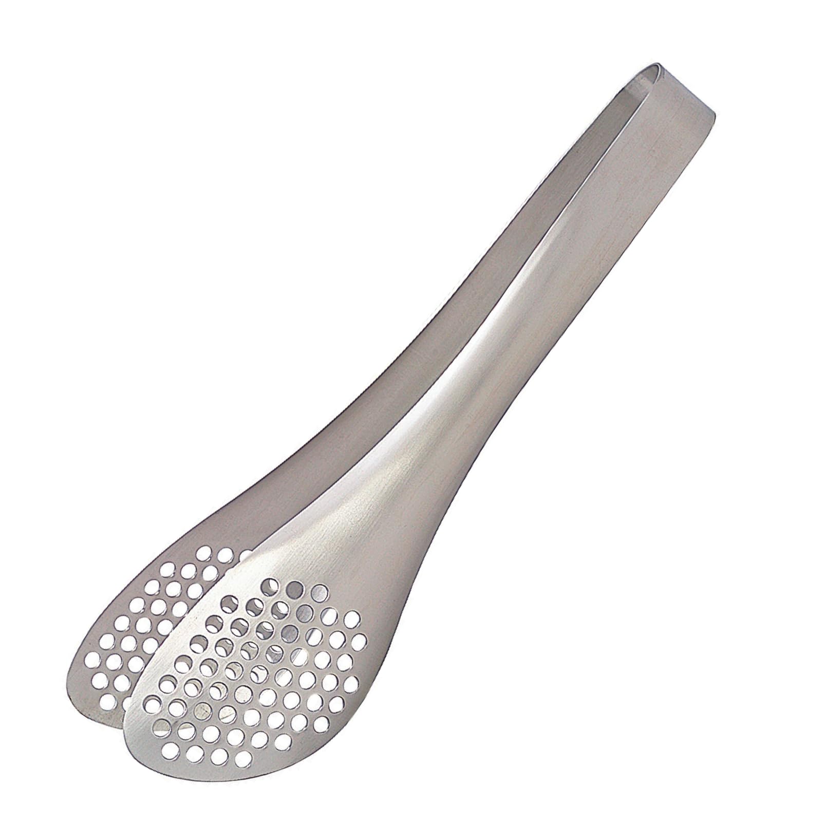 Yanagi Sori pinzas perforadas de acero inoxidable para uso diario en la cocina.