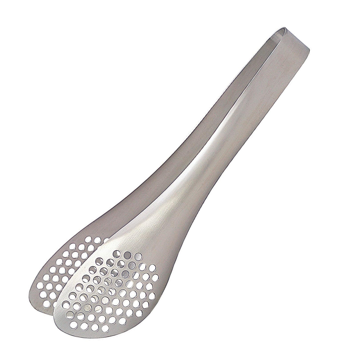 Yanagi Sori pinzas perforadas de acero inoxidable para uso diario en la cocina.