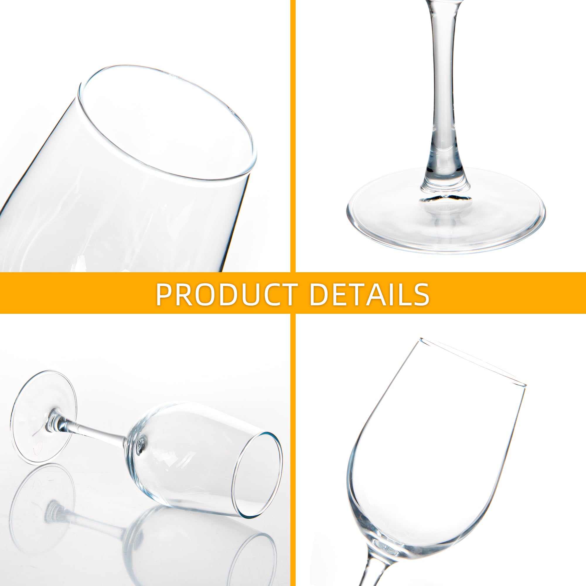 Yangnay-copa-vino-vidrio-transparente: permite apreciar tonalidades y aroma sutil.