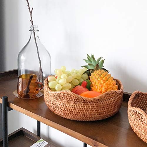 YANGQIHOME cestas de ratán para frutas frescas.