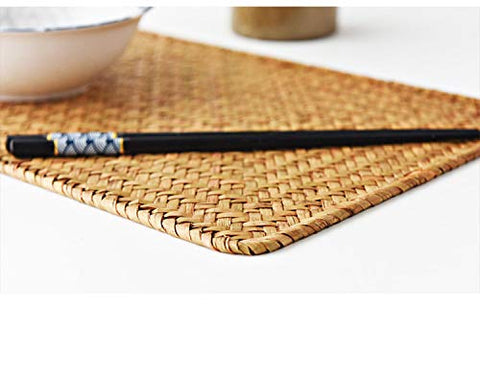 YANGQIHOME manteles de pastos marinos naturales para comedor, estilo cálido.