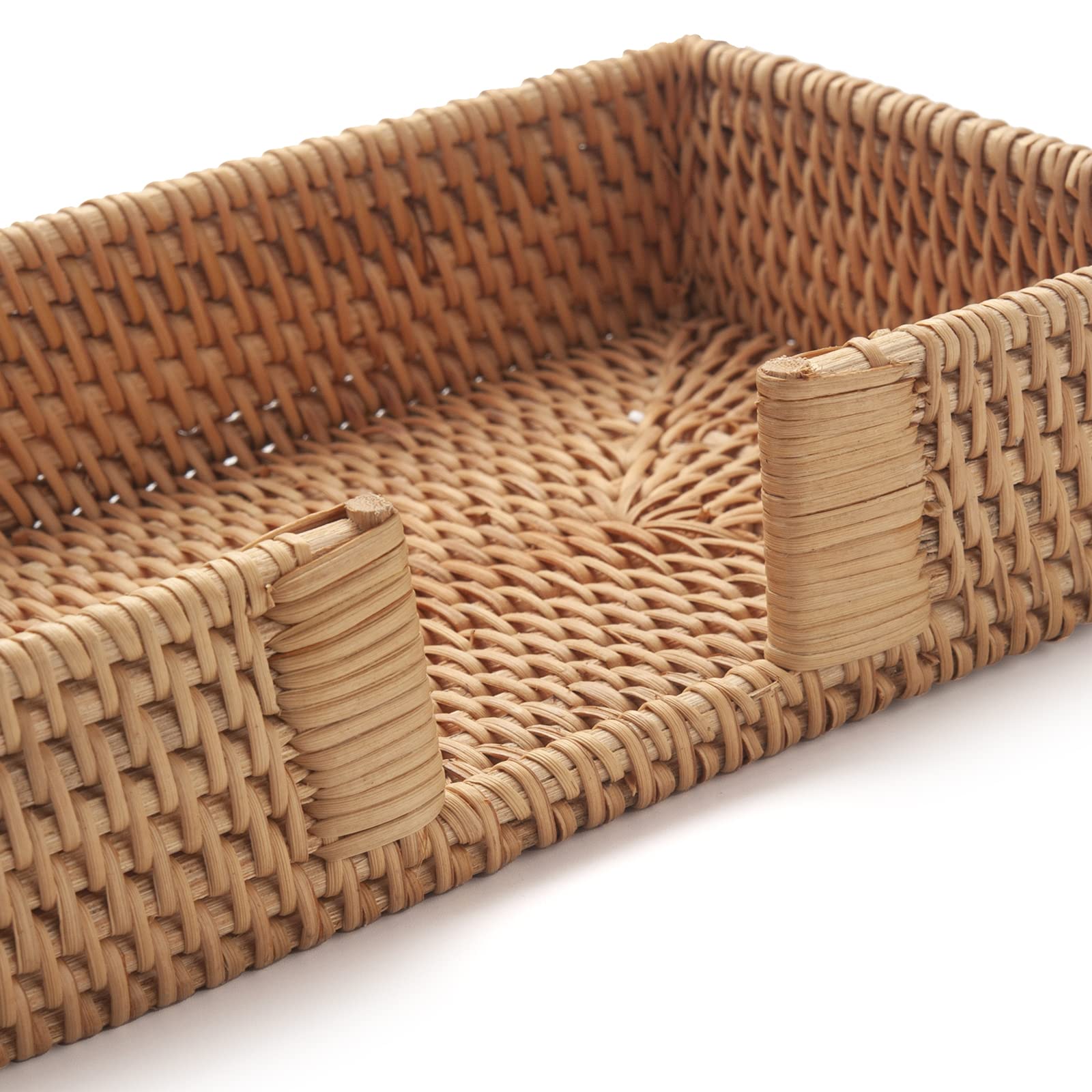 YANGQIHOME porta-servilletas rattan limpieza facil, mantenimiento sencillo