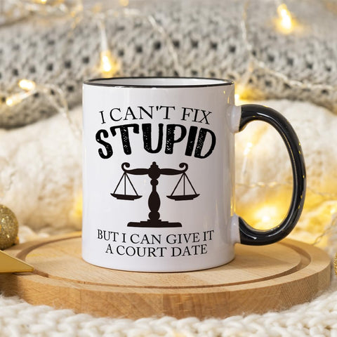 Yanprint taza frase graciosa derecho lateral, perfecta para risas entre colegas.