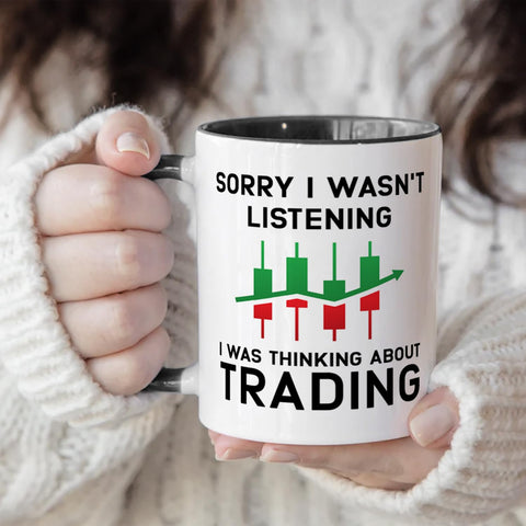 Yanprint Taza Trader con diseño único que destaca en el escritorio.