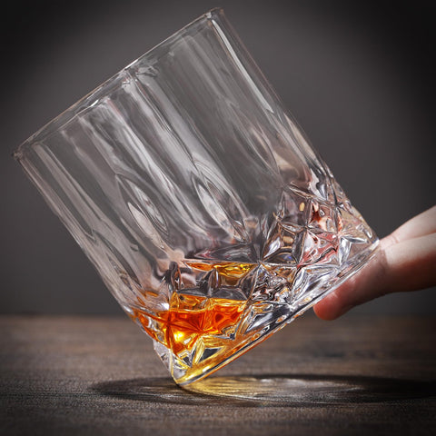 Yaomiao vaso whisky capacidad 10 oz, ideal para varias rondas.