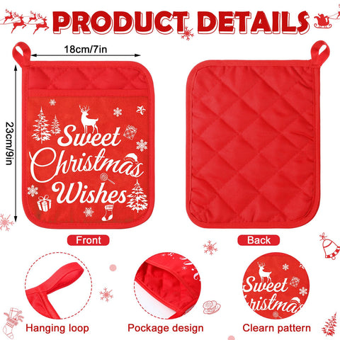 Yaomiao juego de regalo navideño para cocina, práctico y festivo.
