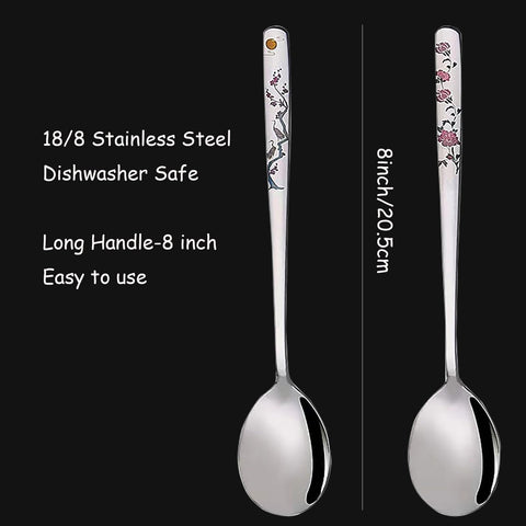 YAPULLYA: cucharas robustas para uso diario, perfectas para sopas calientes.