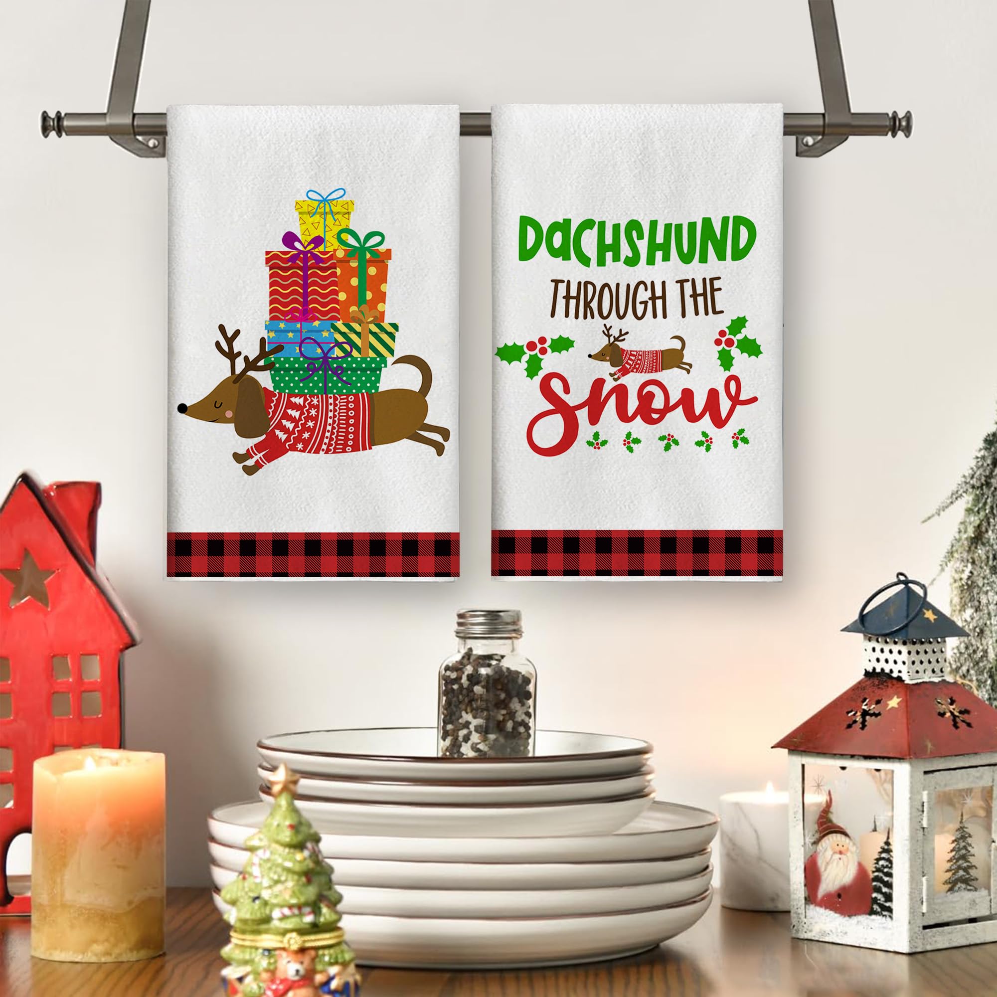 Yarcooly Dachshund, toallas grandes 46x66 cm para mayor cobertura