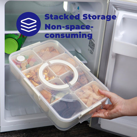 Yarkeesky caja snack con asa para llevar con comodidad
