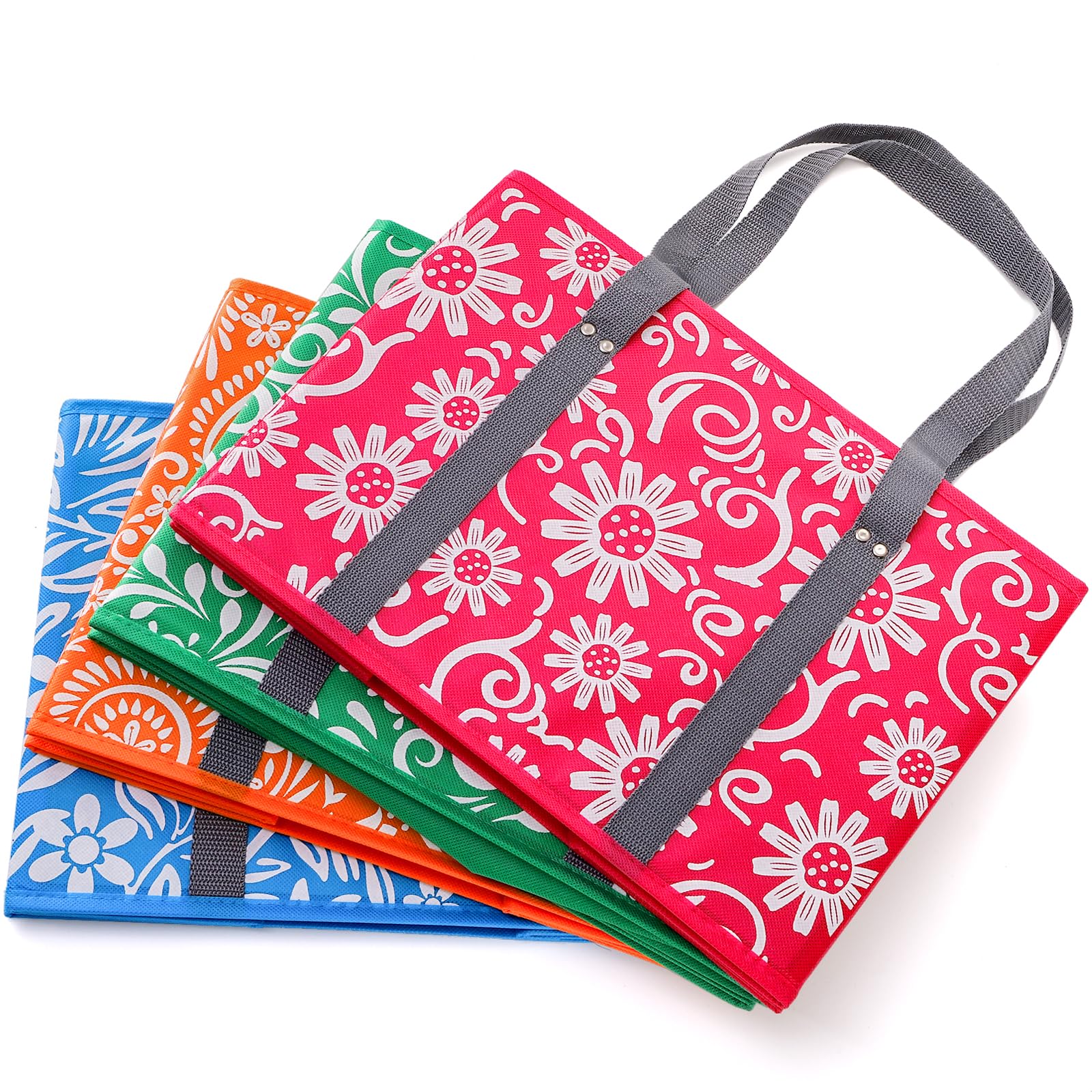 Bolsas Yarlung con diseño floral verde para uso diario.