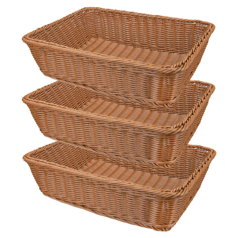 Cesta Yarlung para pan con diseño ratán, perfecta para servir en la mesa