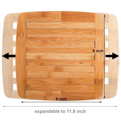 Yarlung salvamantel expandible 11-8 pulgadas para platos grandes