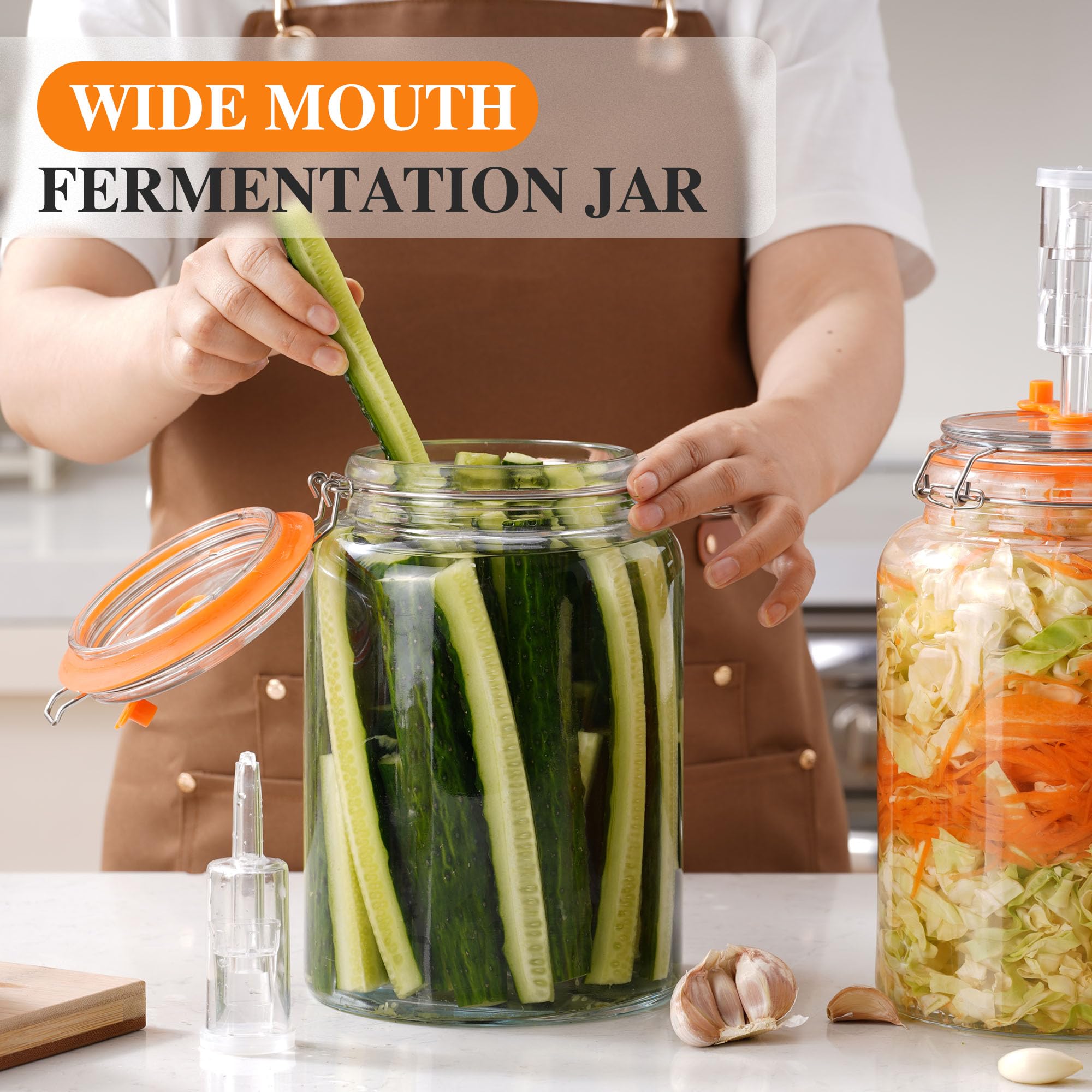 Usos versátiles para chucrut, kimchi y kombucha con YARWELL