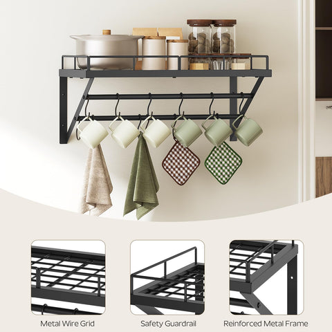 Acabado negro de YATINEY, combinación con decoración moderna de la cocina