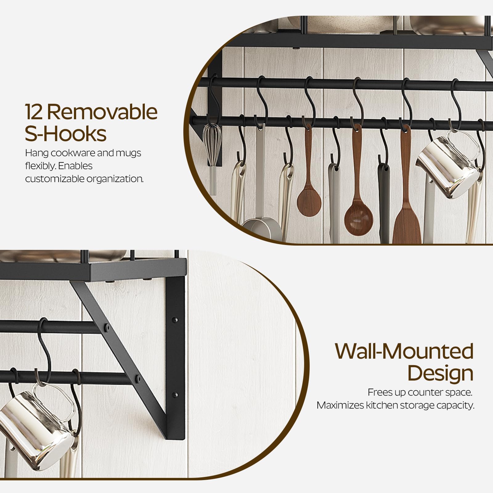 Diseño vertical de YATINEY, ahorro de espacio y cocina ordenada