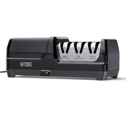 Afilador eléctrico Yatoshi con motor de 50W para afilar cuchillos rápidamente