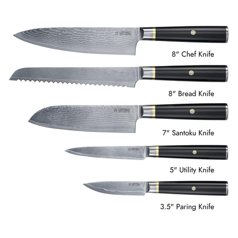 Cuchillo de utilidad Yatoshi de 5 pulgadas para tareas rápidas.