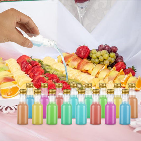 YAYODS uso en bodas y fiestas con botellas mini-licor para regalos.