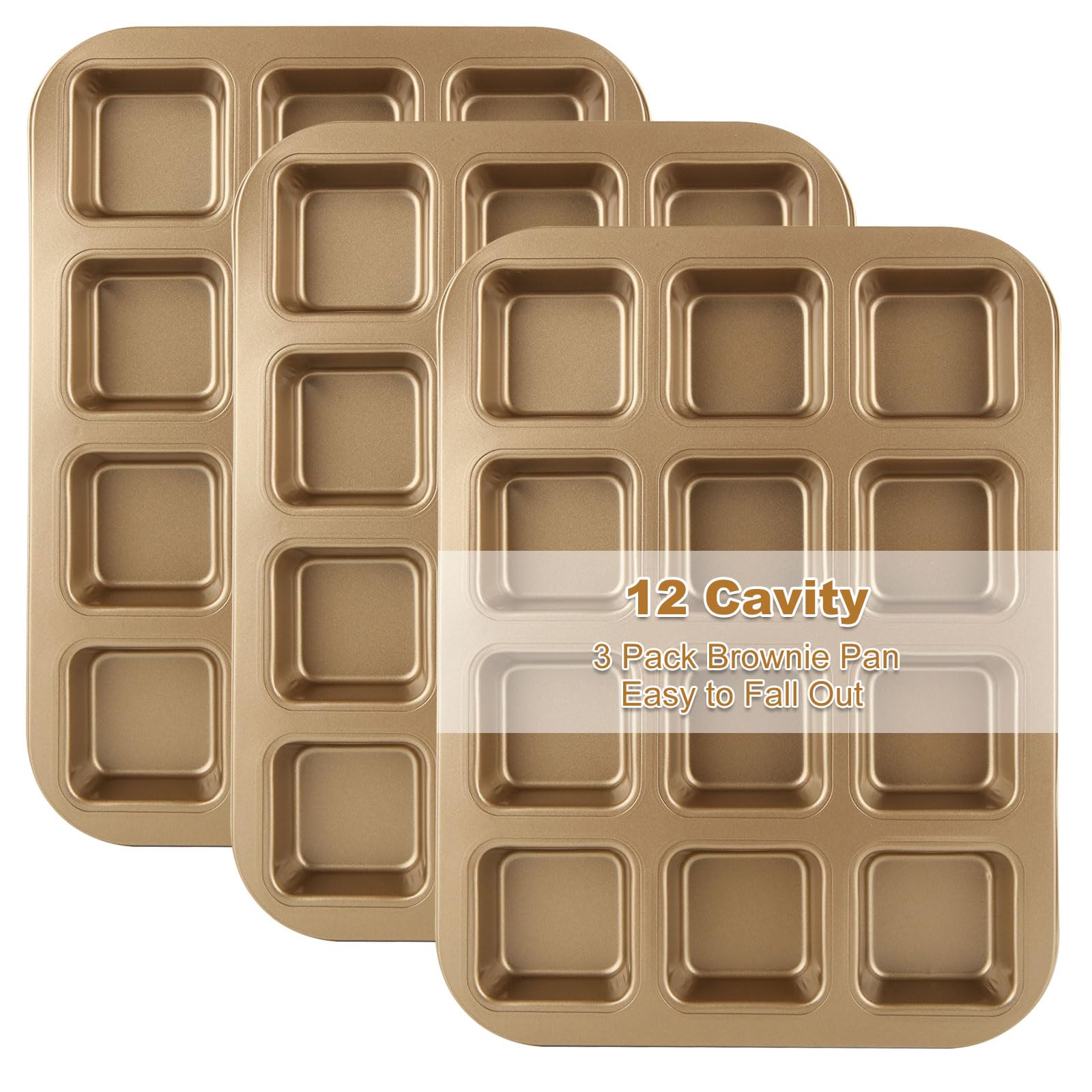 Conjunto YAYODS de tres bandejas cuadradas con divisores para porciones.