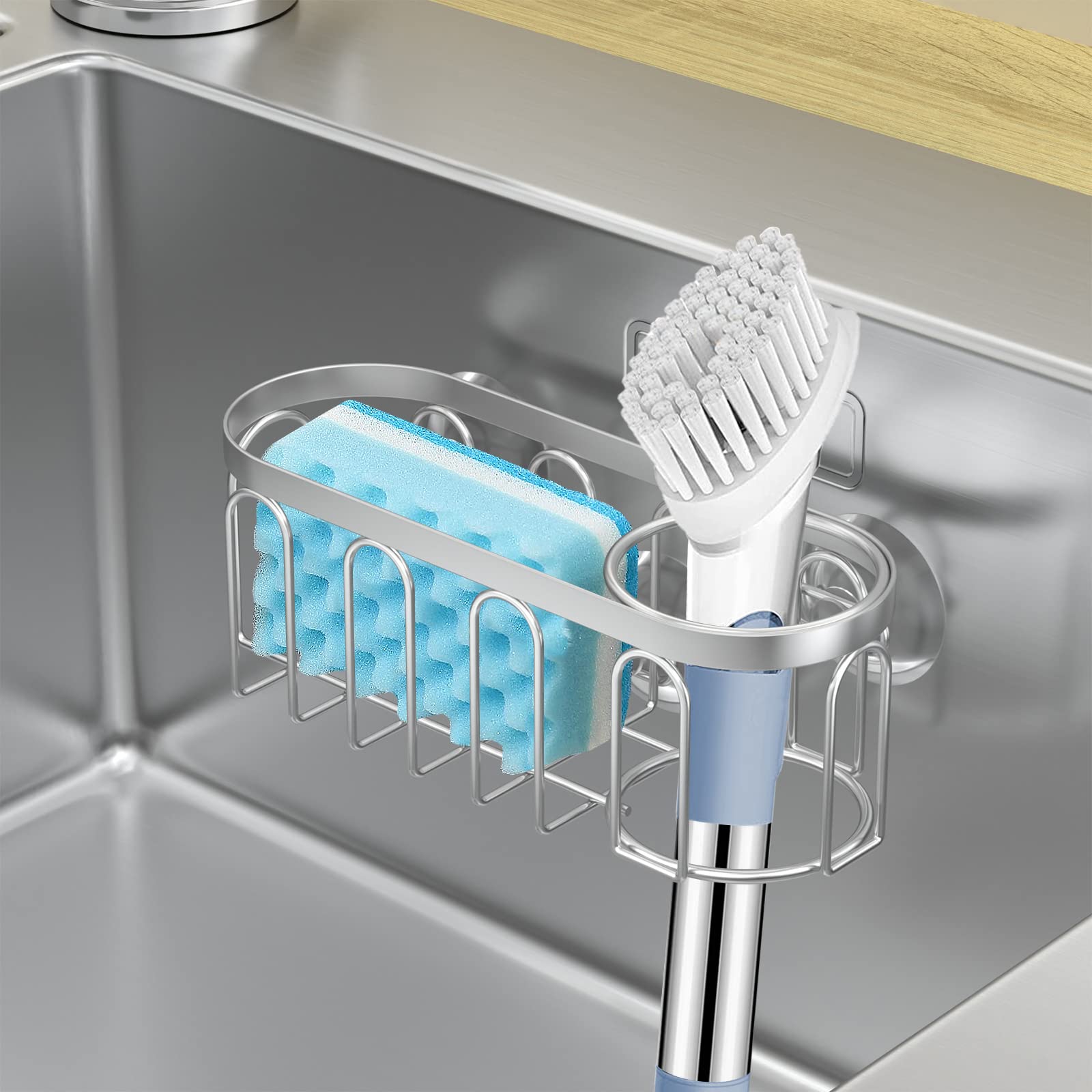Yazoni acabado plata y diseño compacto para cocina moderna.