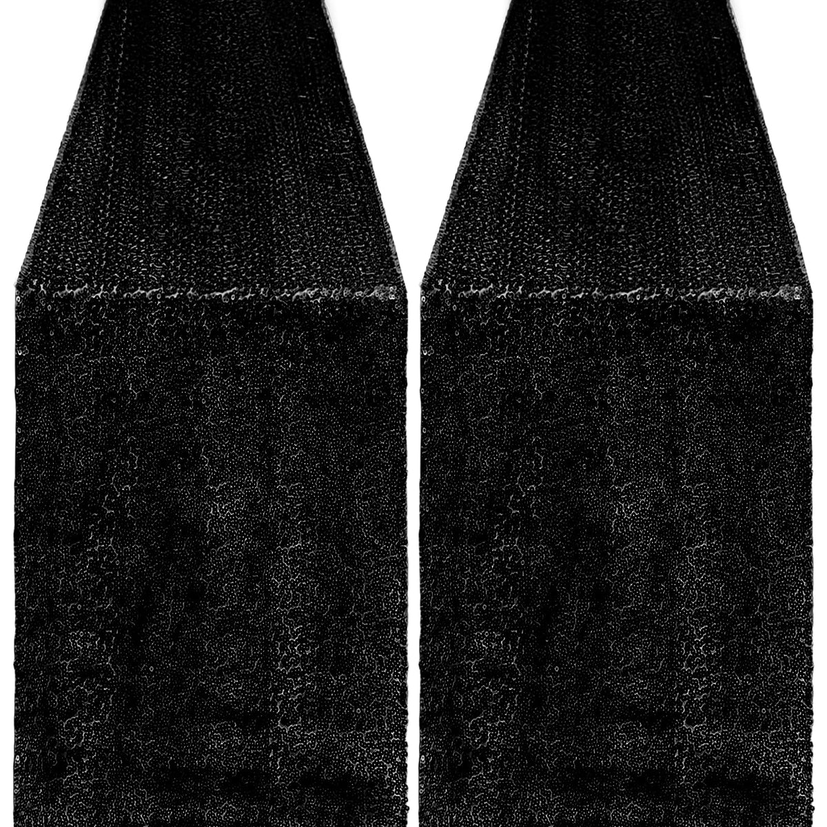 Yblut, corredor de mesa lentejuelas negro 12x72, ideal para eventos elegantes.