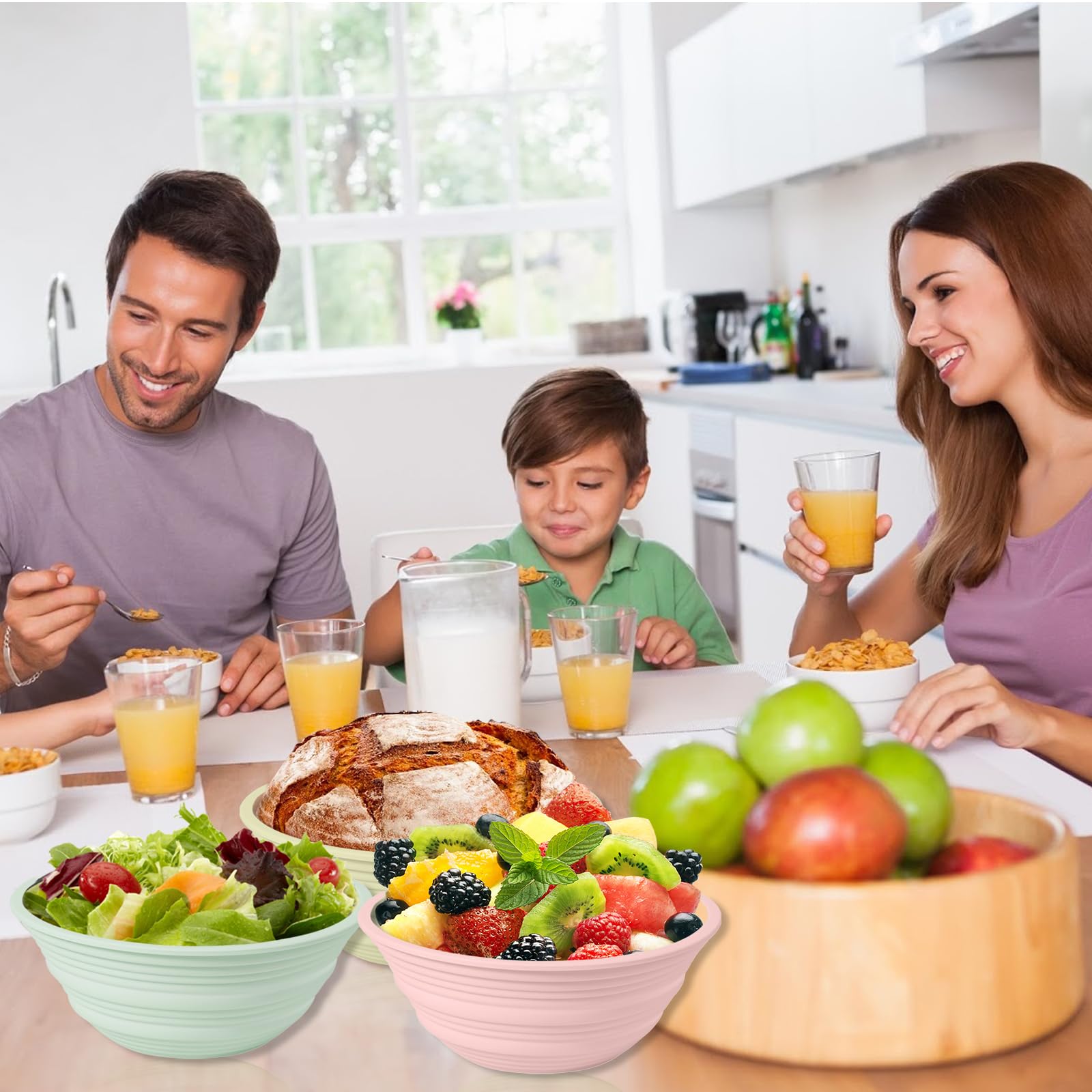 Almacenamiento compacto: cestas plegables Ycgcp ahorran espacio en la cocina