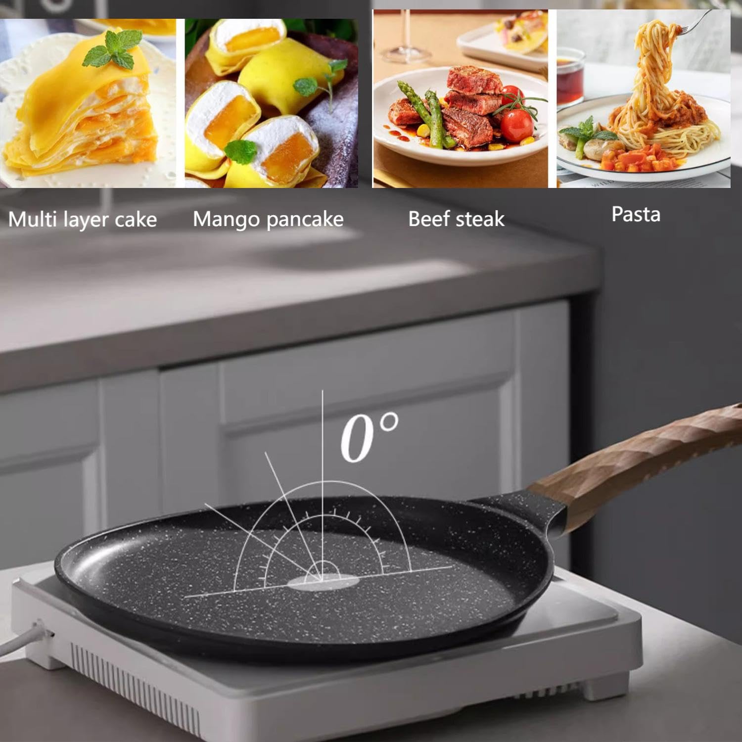 Mango de bakelite resistente al calor para agarre cómodo de ycxmjyr