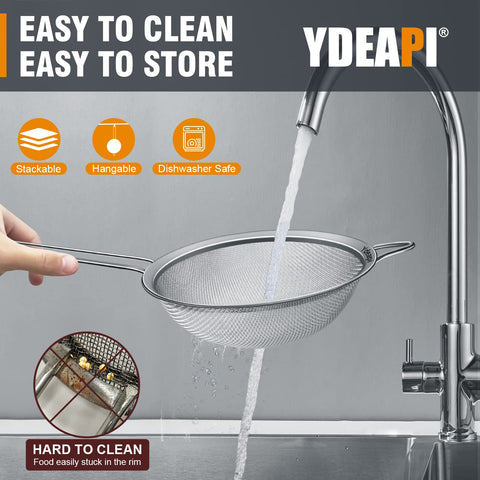 Colador Ydeapi con mango ergonómico para uso diario en cocina
