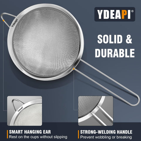 Colador Ydeapi de 4.6 pulgadas para especias y granos