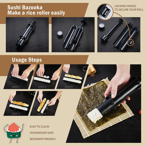 YDGFUHM Palillos para sushi, mango cómodo para comer en casa.